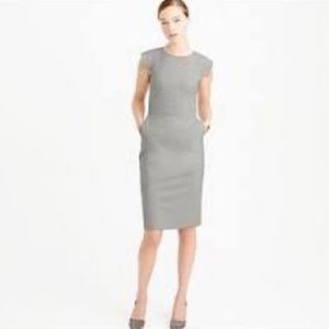 J.Crew Resume Dress in Gray, Size 4
